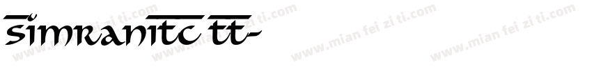SimranITC TT字体转换
